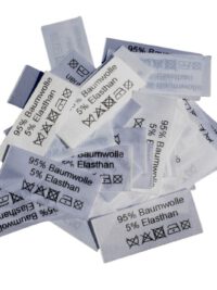 50 Textiletiketten 95 % Baumwolle 5% Elasthan 50 Textiletiketten 95 % Baumwolle 5% Elasthan