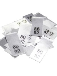 25 Textiletiketten - Größe 86/92 25 Textiletiketten - Größe 86/92