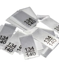 25 Textiletiketten - Größe 134/140 25 Textiletiketten - Größe 134/140