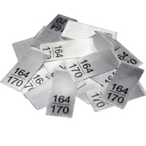 25 Textiletiketten - Größe 164/170 25 Textiletiketten - Größe 164/170