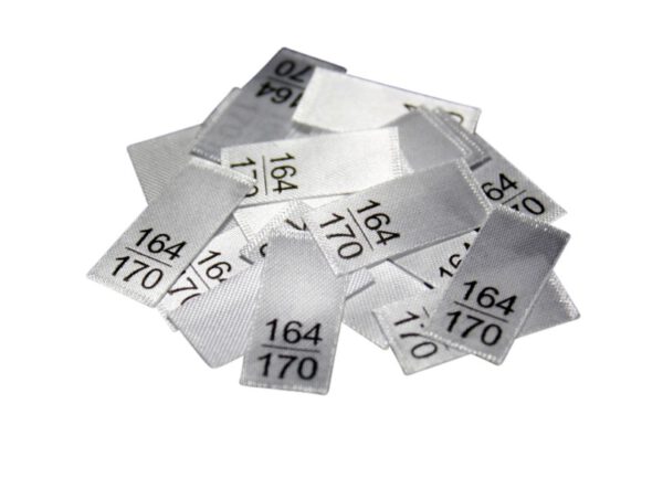 25 Textiletiketten - Größe 164/170 25 Textiletiketten - Größe 164/170