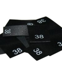 25 Textiletiketten - Größe 38