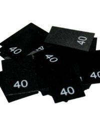 25 Textiletiketten - Größe 40 25 Textiletiketten - Größe 40