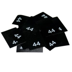 25 Textiletiketten - Größe 44 25 Textiletiketten - Größe 44