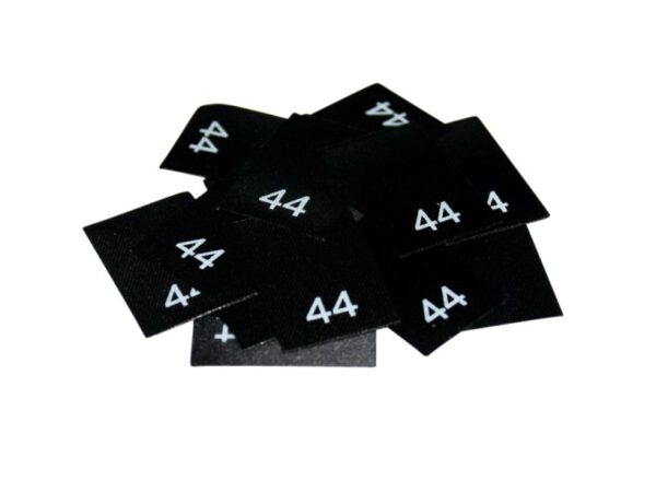 25 Textiletiketten - Größe 44 25 Textiletiketten - Größe 44