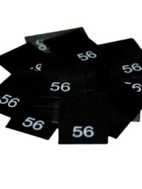 25 Textiletiketten - Größe 56 25 Textiletiketten - Größe 56