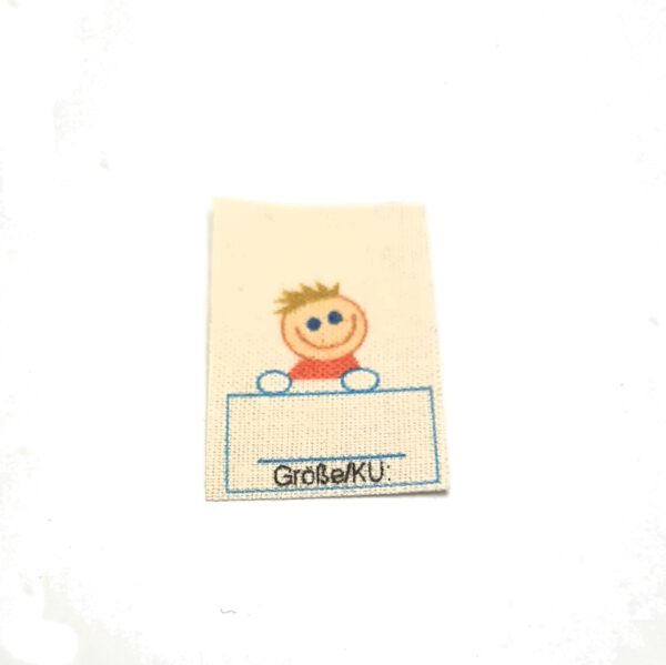 611 Universalgrößen für Kinderkleidung mit Jungenmotiv 20St. zum Beschriften