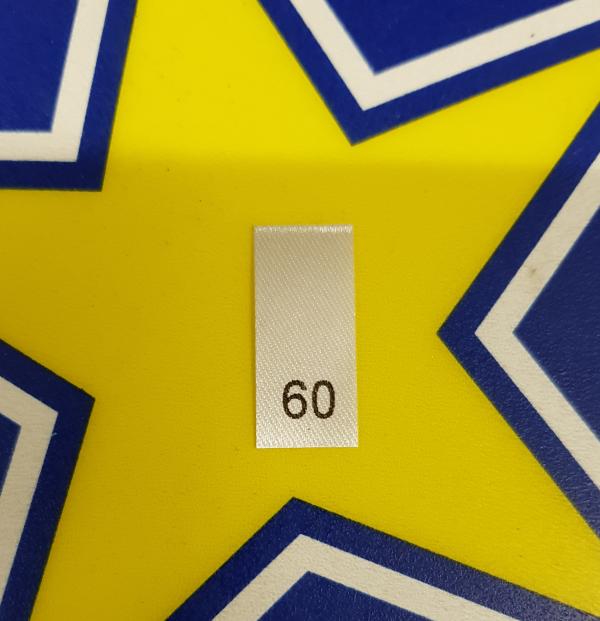 Textiletiketten, Satin Größe 60 | 25 Stück