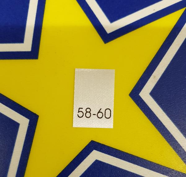 groesse58-60 25 Textiletiketten Größe 58-60