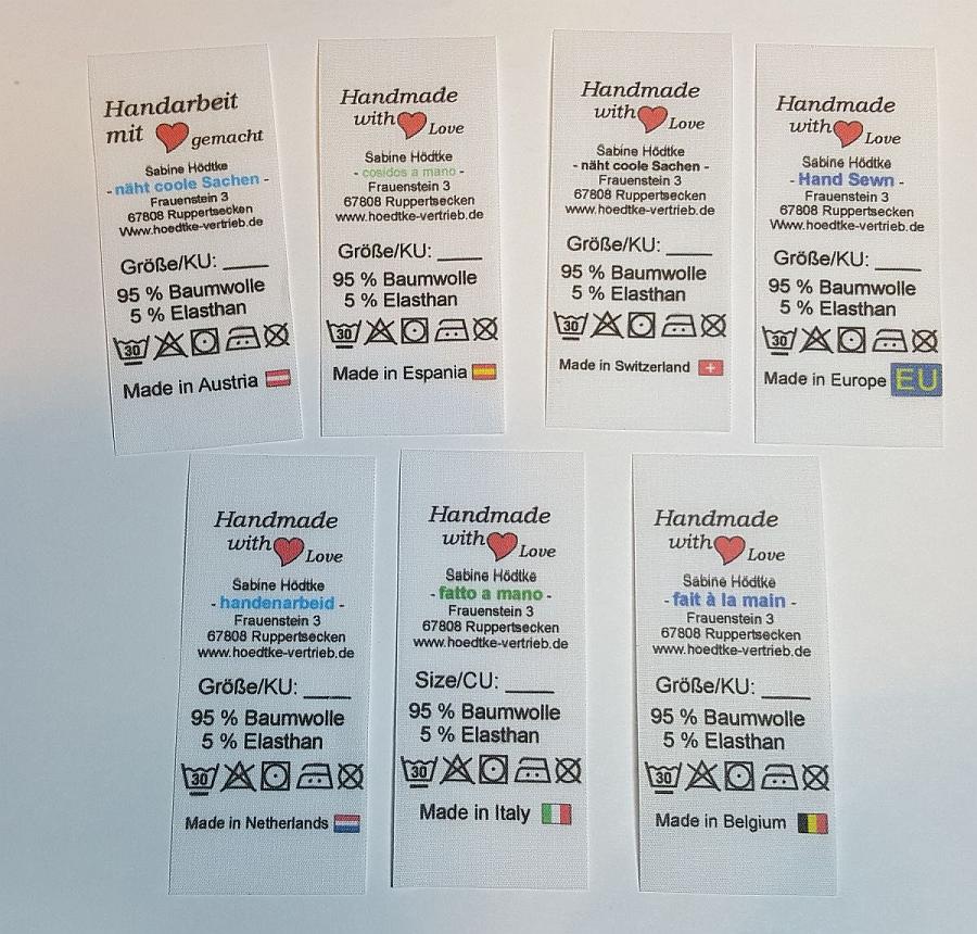 Mischband Tolles Material für den Aufdruck farbiger Logos. Das Material wird nach der 1. Wäsche angenehm weich. Wesentlich angenehmer als Polyestersatin 65% Polyester, 35% Baumwolle. Der Polyesteranteil sorgt für eine lange Haltbarkeit des Aufdruckes.