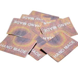 10 St. Textiletiketten Handmade