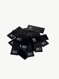 25 St. Textiletiketten Größe 80