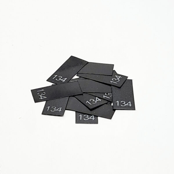 25 St. Textiletiketten Größe 134