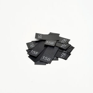 25 St. Textiletiketten Größe 158