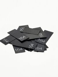 25 St. Textiletiketten Größe 164