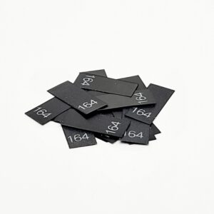 25 St. Textiletiketten Größe 164