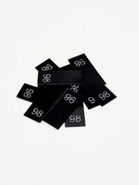 25 St. Textiletiketten Größe 98