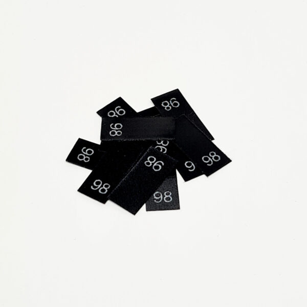 25 St. Textiletiketten Größe 98