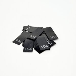 25 St. Textiletiketten Größe 104