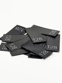 25 St. Textiletiketten Größe 128
