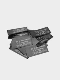 50 St. Textiletiketten 95% Baumwolle 5 Elasthan