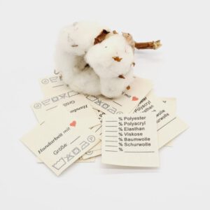 Universaletiketten Handarbeit mit Herz / 25 Stück