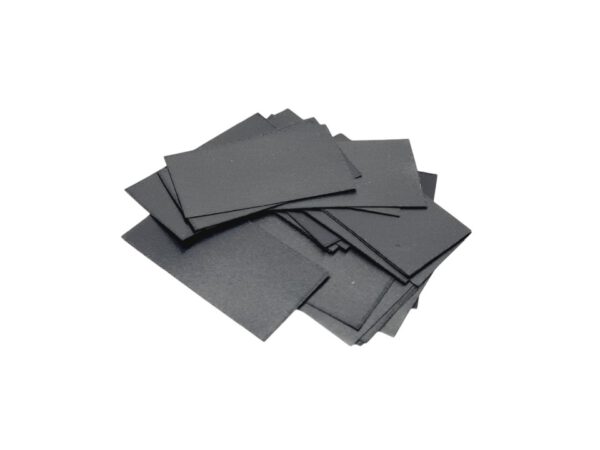 278 25 Textiletiketten ohne Aufdruck (Blanko) schwarz