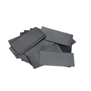 25 Textiletiketten ohne Aufdruck (Blanko) schwarz