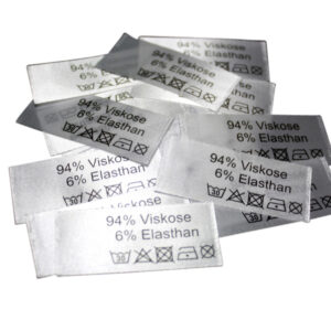 50 St. Textiletiketten 94% Viskose 6% Elasthan