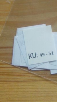 KU: 49 - 51 Kopfumfang-etiketten