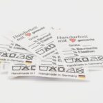 25 St. Textiletiketten Universal Hochformat