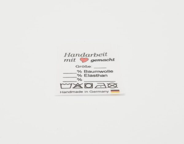 25 St. Textiletiketten Universal Hochformat