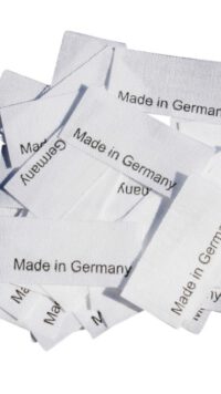 50 Textiletiketten Made in Germany
