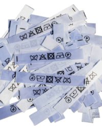 50 Textiletiketten nur mit Pflegesymbolen