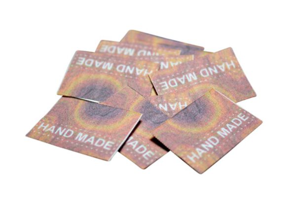 10 Textiletiketten Handmade