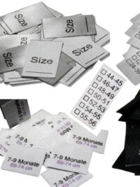 Größenetiketten für Bekleidung für Ihren professionellen Auftritt