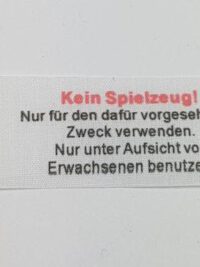 Stoffetiketten, Einnäher | Kein Spielzeug! | 20 Stück
