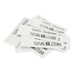 286 100% Viskose | 50 St. Textiletiketten