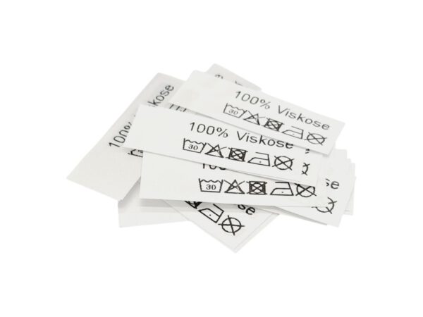 286 100% Viskose | 50 St. Textiletiketten