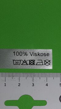 100% Viskose Textiletiketten Textile Einnäher & Label von Hödtke Vertrieb