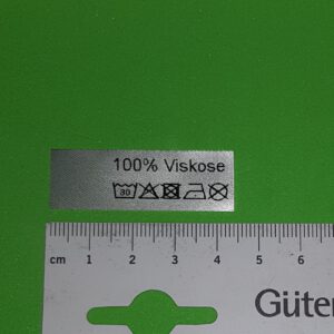 100% Viskose Textiletiketten Textile Einnäher & Label von Hödtke Vertrieb