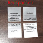 Handarbeit, 100% Baumwolle, Behelfsmaske, Pflege 60° X 1 X X, Mittelfalte, 250 Stück Restposten