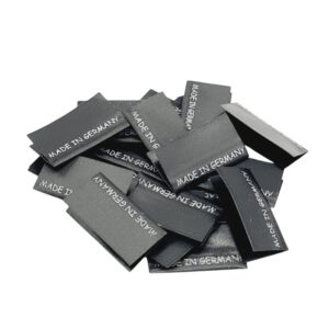 512 20 Textiletiketten Made in Germany - schwarz