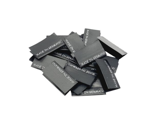512 20 Textiletiketten Made in Germany - schwarz